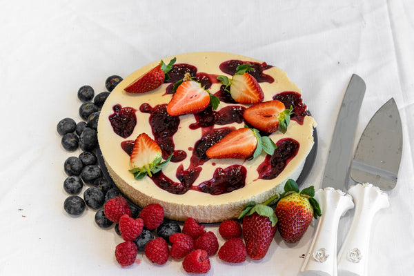 Mix Berry Baked Cheesecake