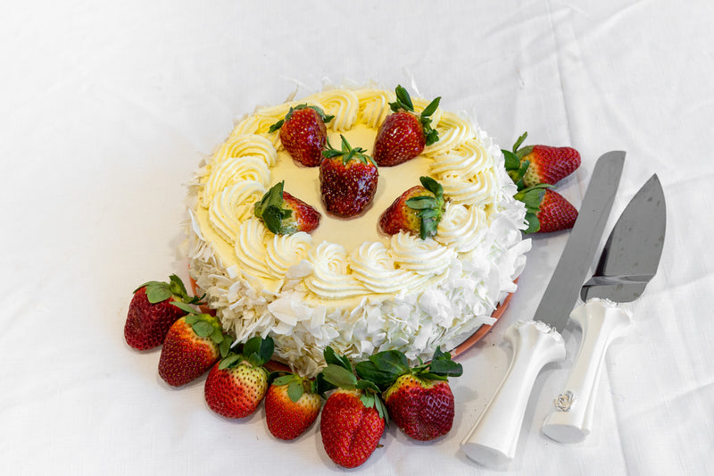 Vanilla Strawberry Torte